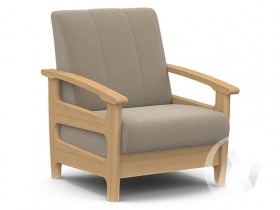 Кресло для отдыха Омега (бук лак/CATANIA LATTE) в Нижнем Ингаше - nizhnij-ingash.katalogmebeli.com | фото