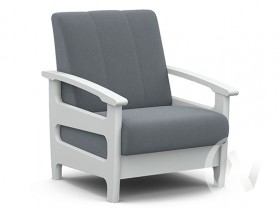 Кресло для отдыха Омега (снег лак/CATANIA SILVER) в Нижнем Ингаше - nizhnij-ingash.katalogmebeli.com | фото