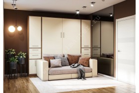 Шкаф-кровать с диваном Злата в Нижнем Ингаше - nizhnij-ingash.katalogmebeli.com | фото